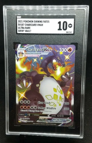 寶可夢卡牌 美版 SGC10 s4a 308/190 色違 噴火龍VMAX SSR