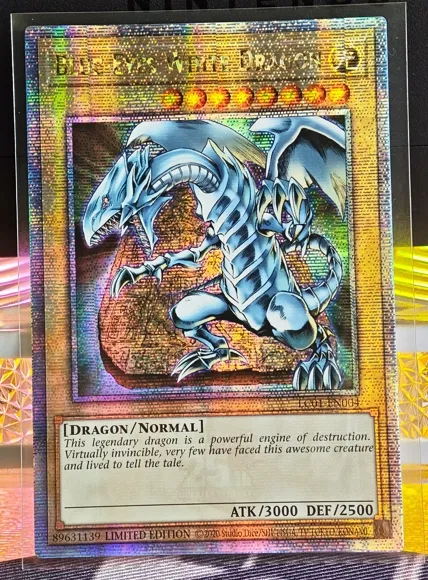 美版 青眼白龍 金鑽 25TH LC01-EN004 